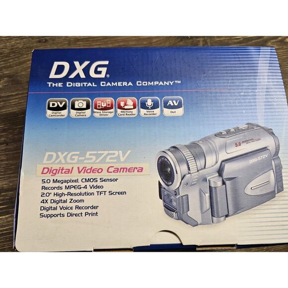 DXG 572V Digital Video Camera 5.0 Megapixel 2” High Resolution TFT Screen Works - Picture 11 of 11